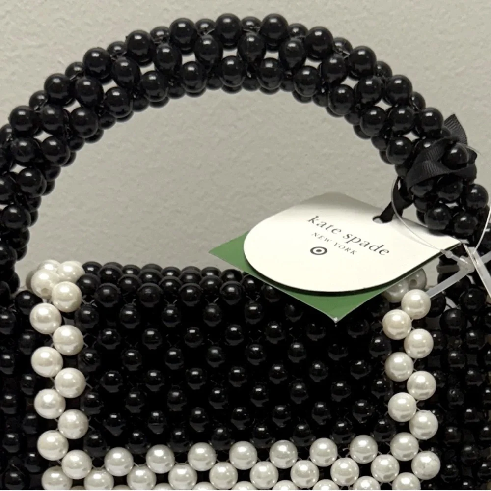 Kate Spade New York x Target Color-block Beaded Bag Black & White
